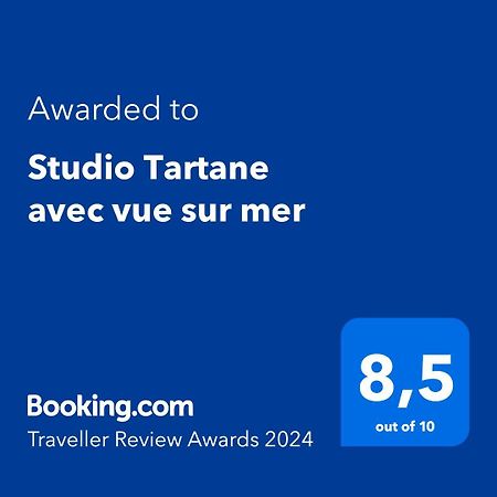 Studio Tartane Avec Vue Sur Mer La Trinité Eksteriør billede